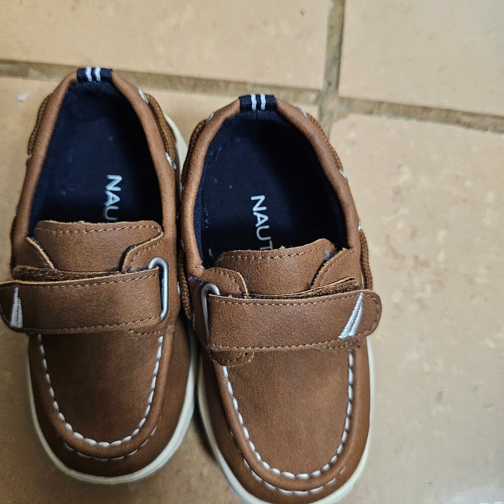 Nautical infant shoes